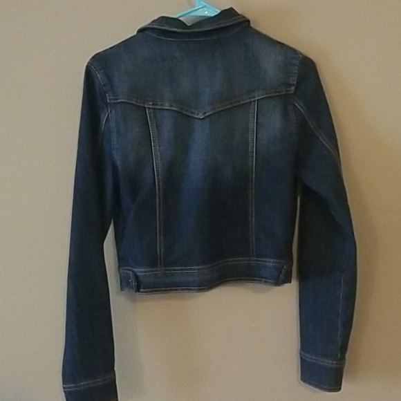 Maurices Crop Blue Jean Jacket - Picture 4 of 5